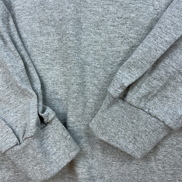 Gildan Men’s Long Sleeve Hockey T-shirt Gray XLarge - Picture 6 of 12